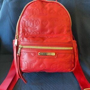 Juicy Couture Red Backpack NWT